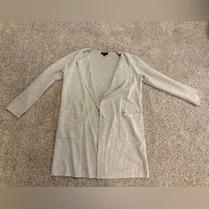 J. Crew Heather Gray long Cardigan coat